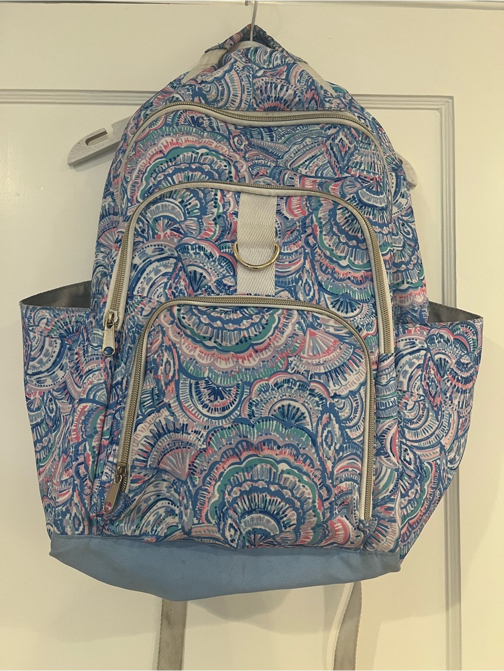 Lilly Pulitzer Patterned Blue Multi Color Women’s Backpack